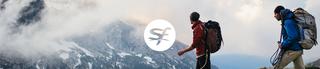 Men climbing with Superfeet.