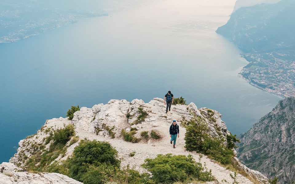People on an adventure in Scarpa hiking shoes