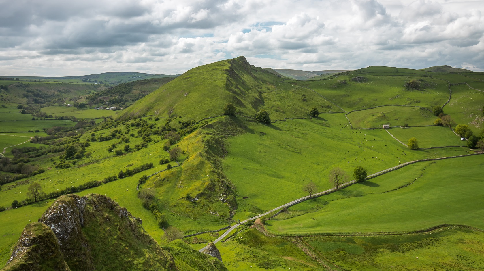 Chrome Hill and Parkhouse Hill in the sunset