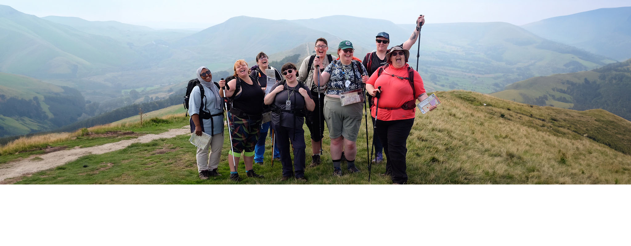 Every Body Outdoors on a hike 