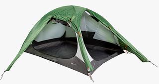 Green dome tent