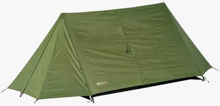 Green ridge or triangular tent