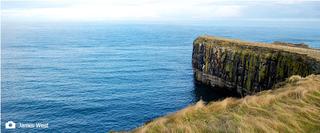 Cliff Top Protruding into Sea