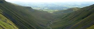 A landscape view of the Pennine Way