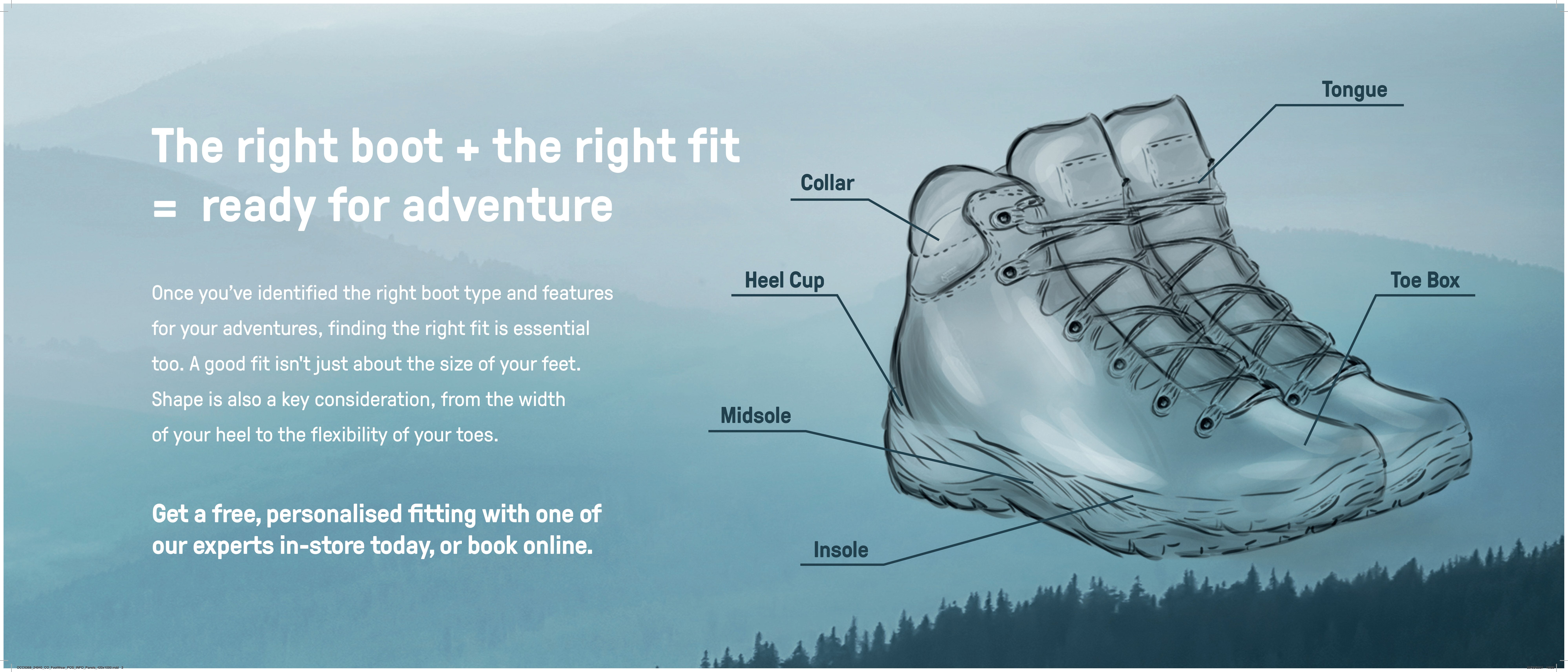Fitting hiking boots outlet