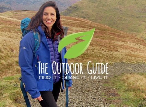 The Outdoor Guide - an image of Julia Bradbury enjoying outdoors