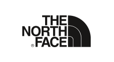 The North Face brand logo