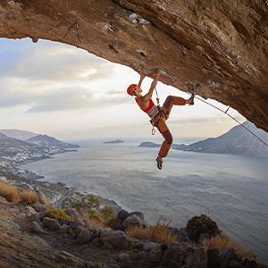 Man climbing