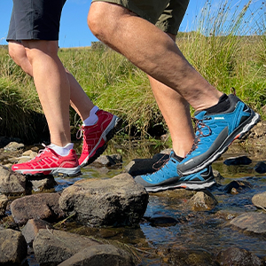 summer walking and footwear