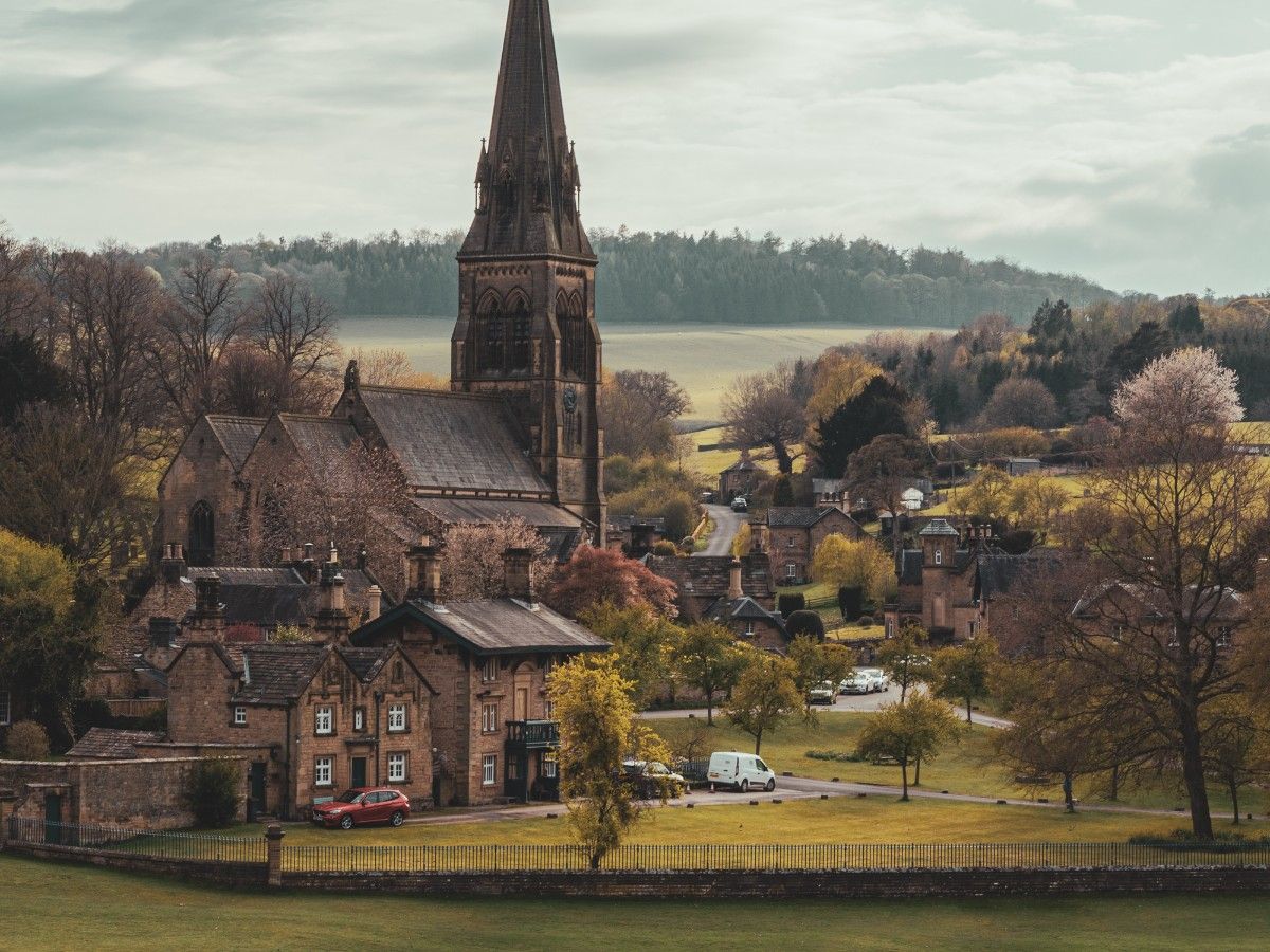 Edensor, the Peak District 