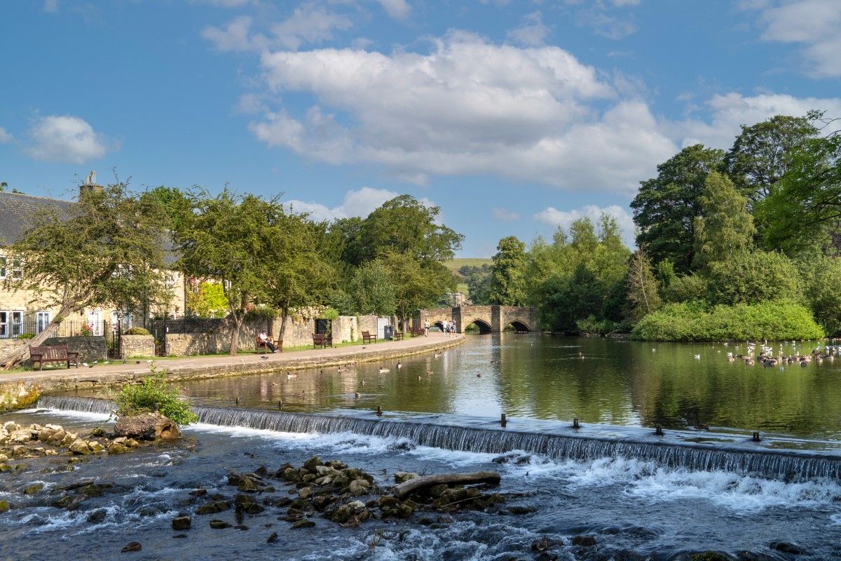 The town of Bakewell in the Peak District 